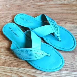 Aqua Maybury Sandals by Laura Ashley